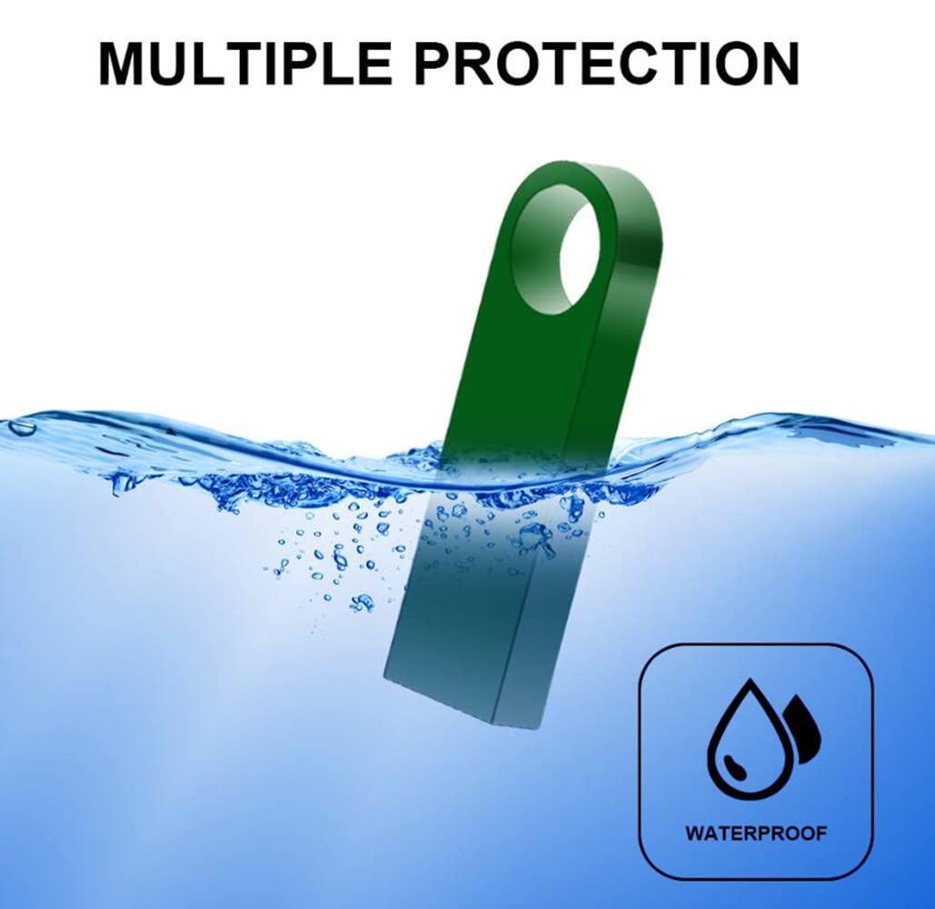 3CPizai 10 Pack 64GB Custom USB Flash Drives Personalized Your Logo, Customize Name Logo Metal USB Pendrive Memory Stick,Customize Logo USB 2.0 for Company Ads Wedding Photography Vedio Gift (Sliver 64GB)