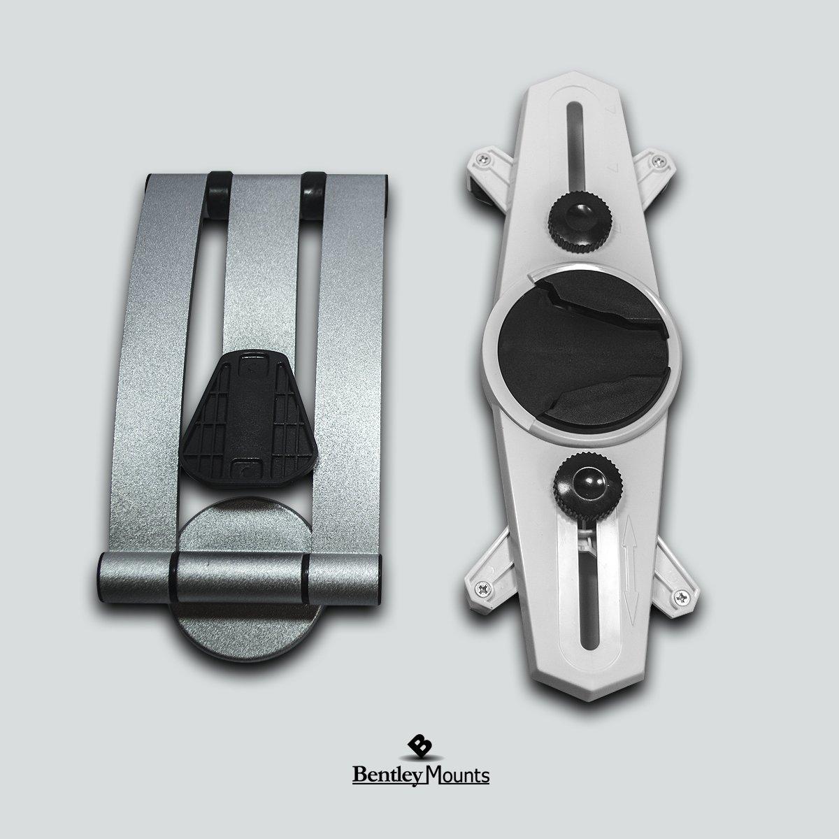 Bentley Mounts Matney Universal Tablet Wall Mount Holder - Adjustable Swivel Arm 360 Rotating Hands-Free Flexible Viewing - Fits 2.25\" to 11\" Tablet/Phone in Home, Kitchen Office, Bedroom