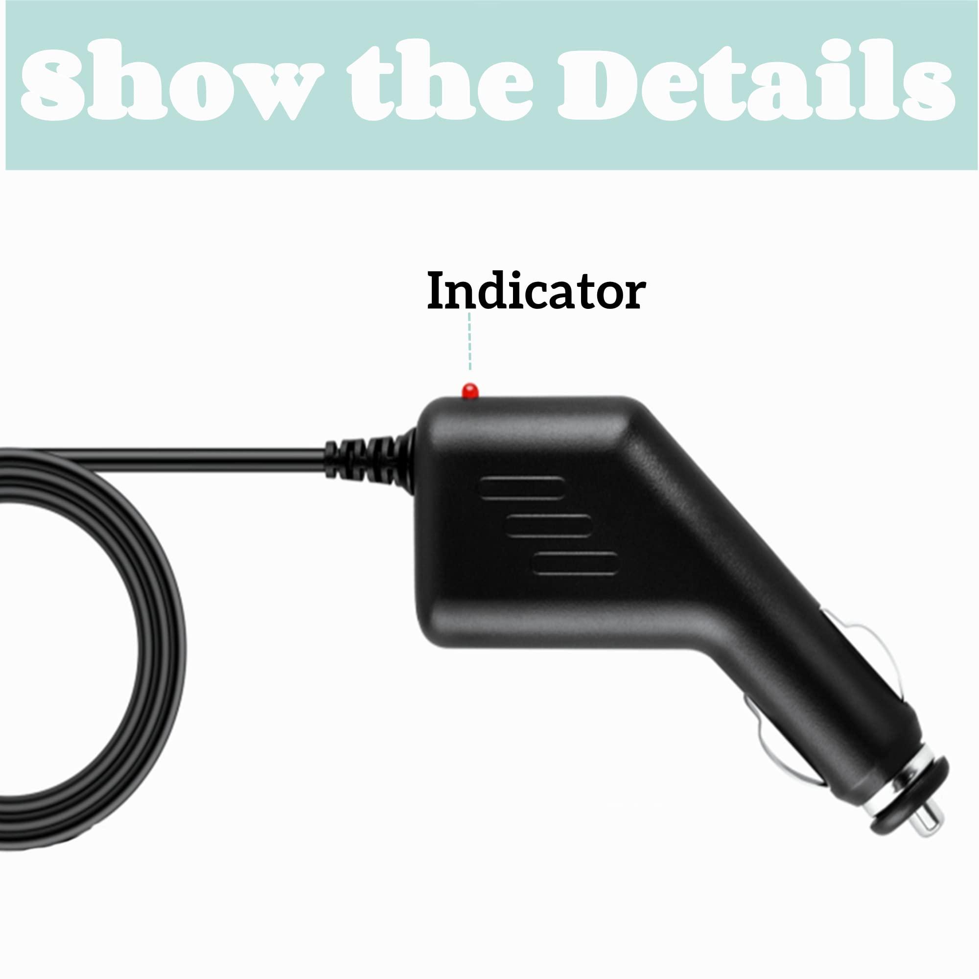 SLLEA SLLEA 5V 2A Car Vehicle Power Charger Adapter for Kids Tablet Nabi 2 II NABI2-NV7A