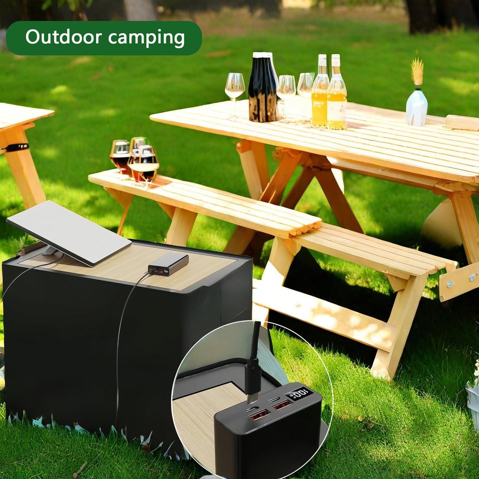 ISLOPU ISLOPU for Starlink Mini USB C to DC 5.5mm x 2.1mm Power Cord, USB C Input to DC 20V Output Power Charging Cable, Work with 60W+ PD Charger and PD Power Bank. for Starlink Mini and Laptop(20V)