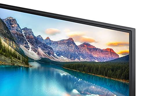 SAMSUNG SAMSUNG T37F Series 24-Inch FHD 1080p Computer Monitor, 75Hz, IPS Panel, HDMI, Display Port, VESA Compatible, 3 Yr WRNTY (LF24T374FWNXGO),Blue/Black