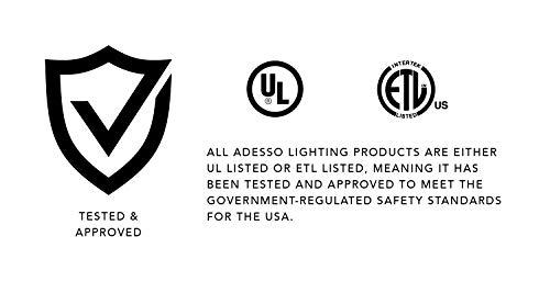 Adesso Adesso 3217-01 Prospect 9.5\" -14.5\" LED Clip Lamp, Black, Smart Outlet Compatible