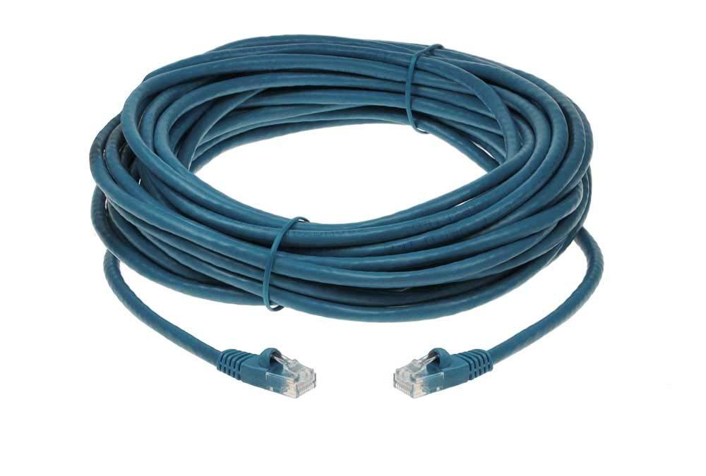 SF Cable SF Cable 175ft Cat 6 Unshielded (UTP) Ethernet Network Cable, RJ45 Plugs, 24AWG 4pair Stranded Copper Wire, 550Mhz Snagless Patch Cable-Blue