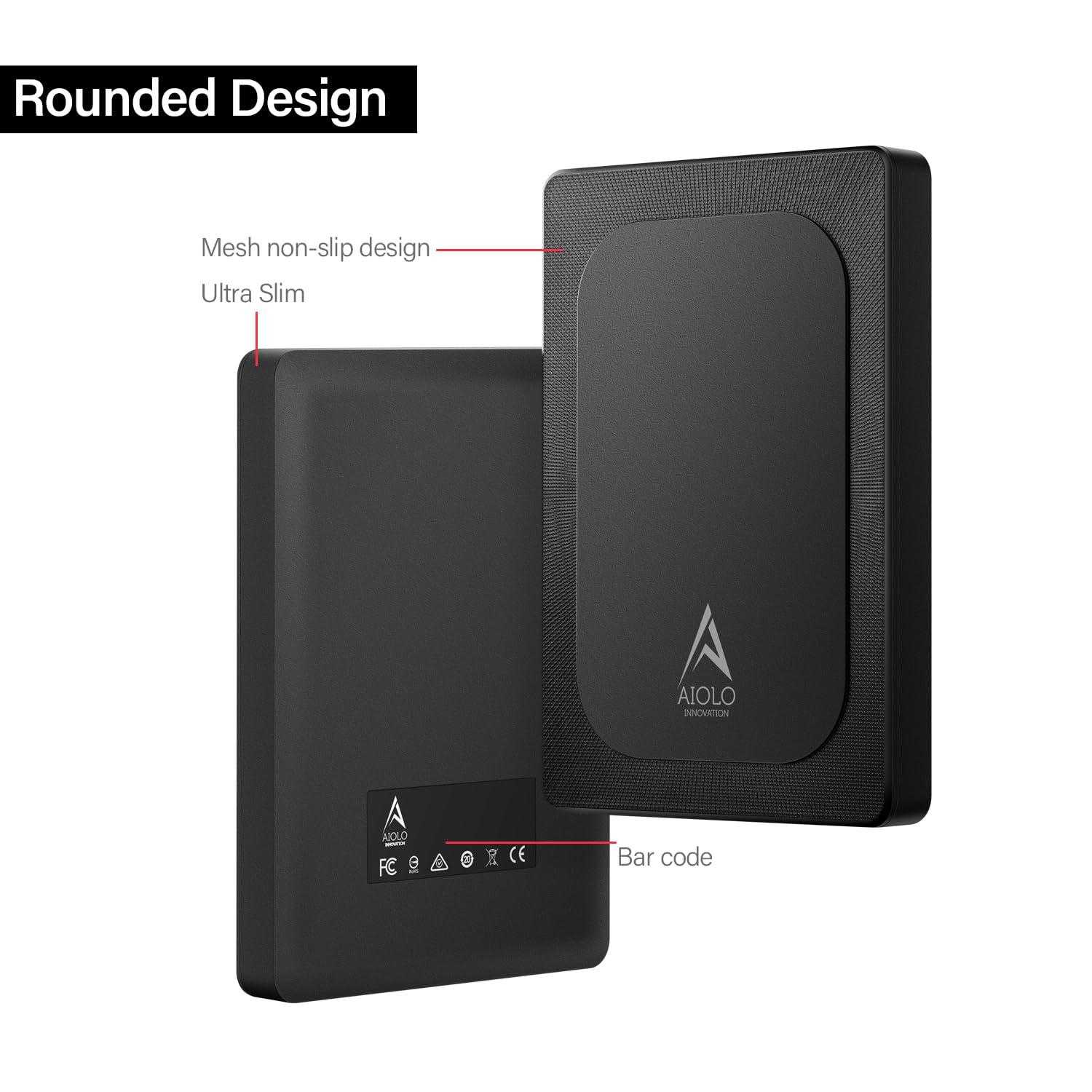 Aiolo Innovation Aiolo Innovation 4TB External Hard Drive Ultra Slim Portable HDD-USB 3.0 for PC, Mac, Laptop, PS4, Xbox one,Xbox 360 Model A4