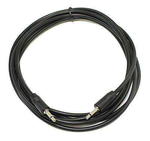 My Cable Mart MyCableMart 6ft 2.5mm Slim Mono TS (2 Conductor) Male to Male Audio Cable
