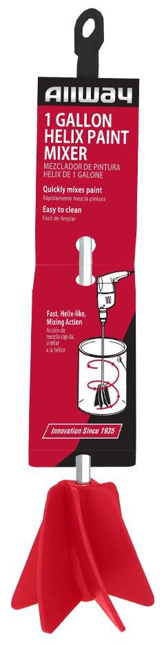 ALLWAY ALLWAY HM1 Original Helix Paint Mixer Drill Attachment for 1-Gallon Containers