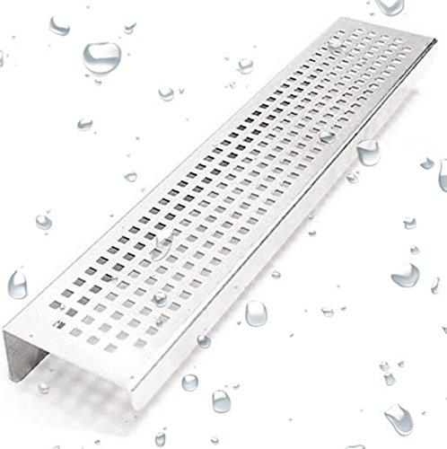 Royal Drains SereneDrains Stainless Steel Rectangular Bathroom Shelf Traditional Square 12” Wall Mount Shower Shelf for Bathroom Kitchen Hardware Included
