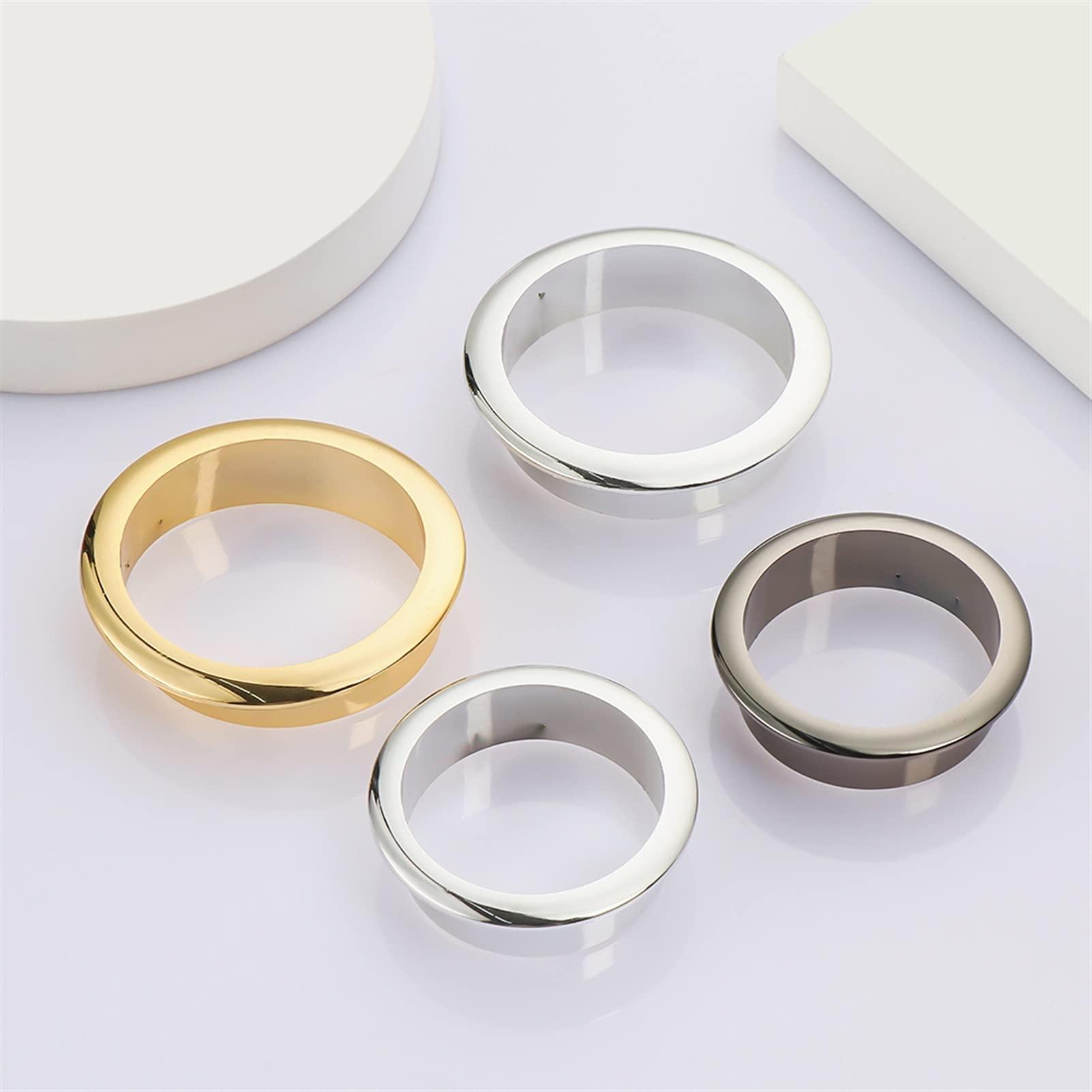 WQAZ Cable Port Hole Cover 25-80MM Office Desk Cable Grommets Wire Hole Cover Desk Table Cable Fastener Computer Desk Outlet Port Wire Rack Organizer Never Scratch and fray Cables
