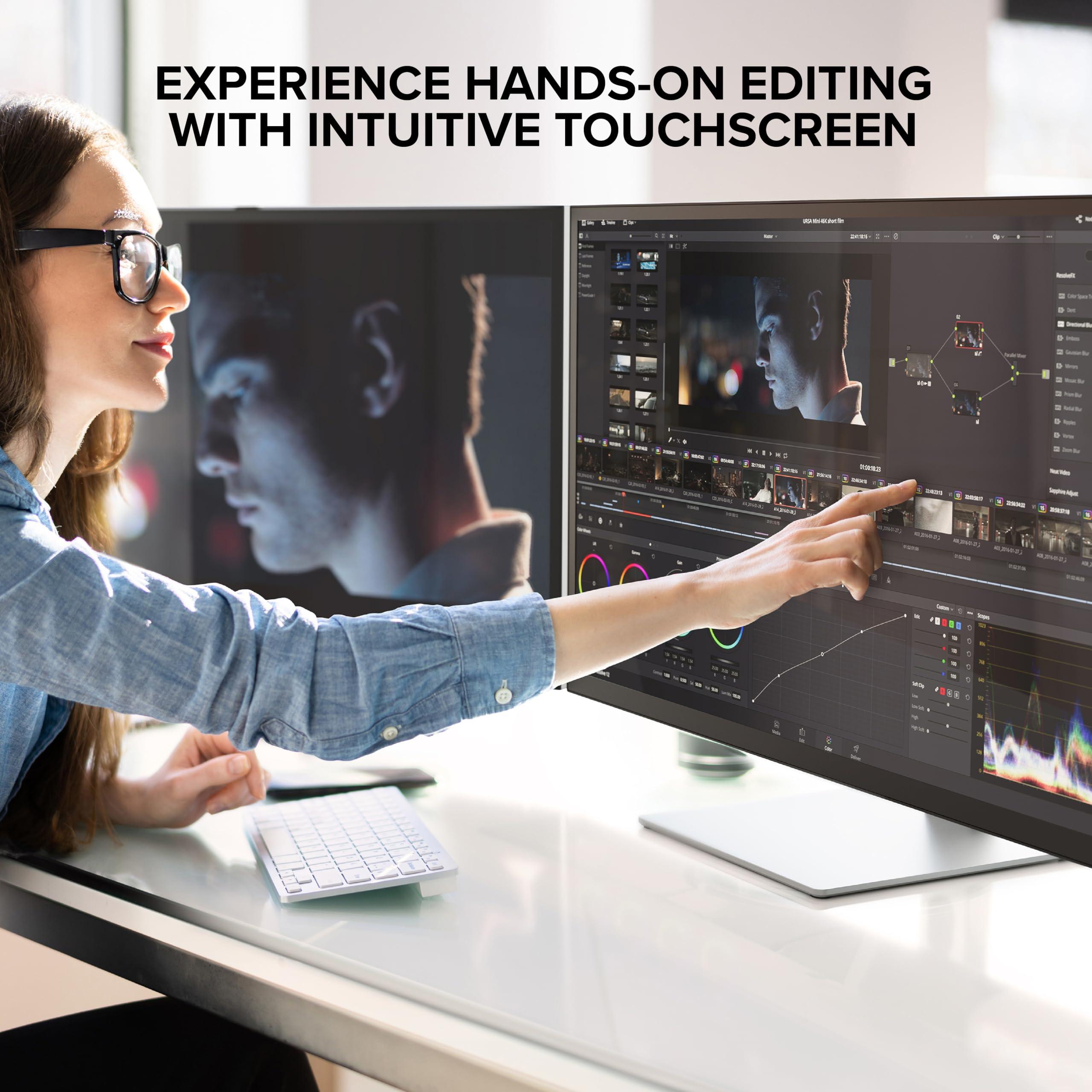 ALOGIC ALOGIC Clarity Max Touch 32" UHD 4K Monitor with USB-C Power Delivery, Webcam and Touch Screen | 4k Monitor | 65W Power Delivery | 8MP Smart Webcam