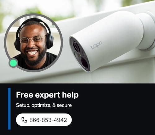 Tapo TP-Link MagCam, 2024 PCMag Editors Choice & Wirecutter Recommended Outdoor Security Camera, 2K, Battery, Magnetic Mount Wireless Camera, 150 FOV, SD/Cloud Storage, Person/Vehicle Detection