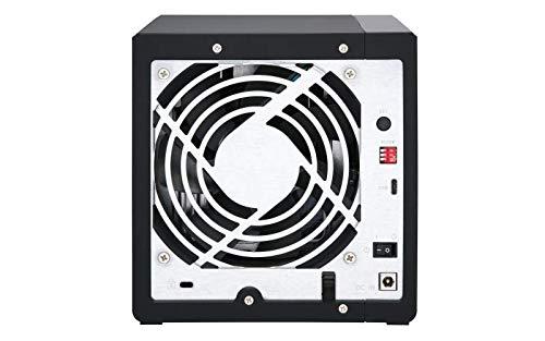 QNAP QNAP 4 Bay USB 3.0 RAID Expansion Enclosure DAS (Correct Attached Storage) - Black, Metal, Rack Mount, Compatible with Server, Desktop, Laptop