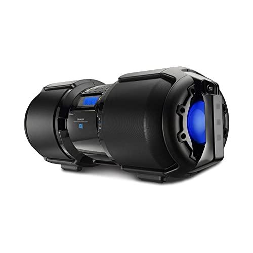 Sharp Sharp GXBT9 Portable Bluetooth Boom Box (Black), 10.80 x 29.50 x 11.00