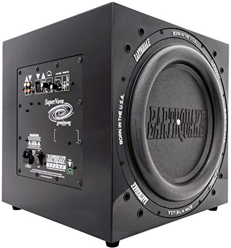 EARTHQUAKE EARTHQUAKE Sound Supernova Luminous LU-12 12-Inch Powered Subwoofer with SLAPS V2 Passive Radiator, Piano Black