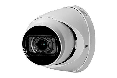 Lorex Lorex 4K (8MP) Motorized Varifocal Smart IP Dome Security Camera with Listen-in Audio and Real-Time 30FPS Recording - White
