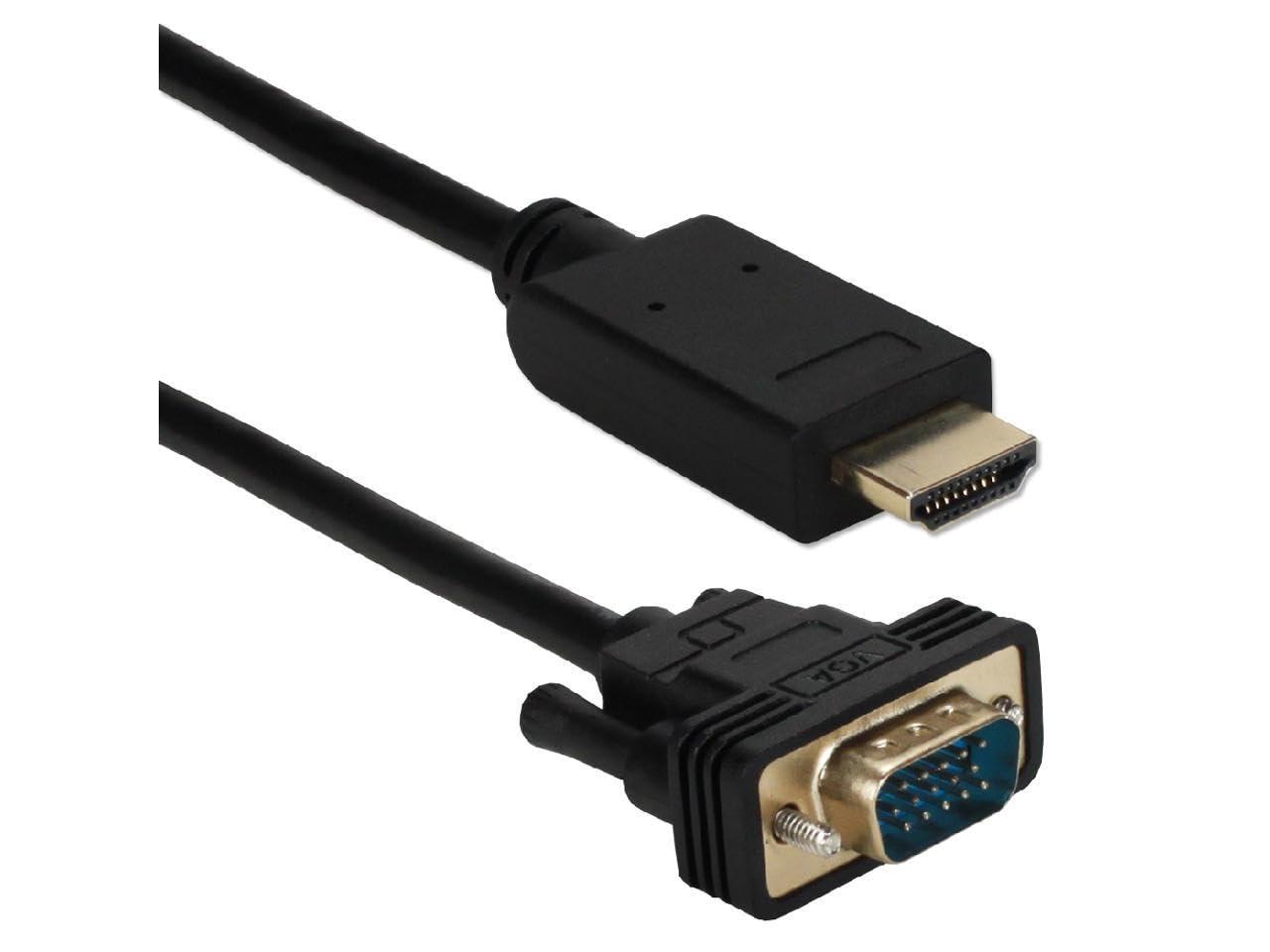 QVS QVS XHDV-03 3FT HDMI to VGA Video Converter Cable