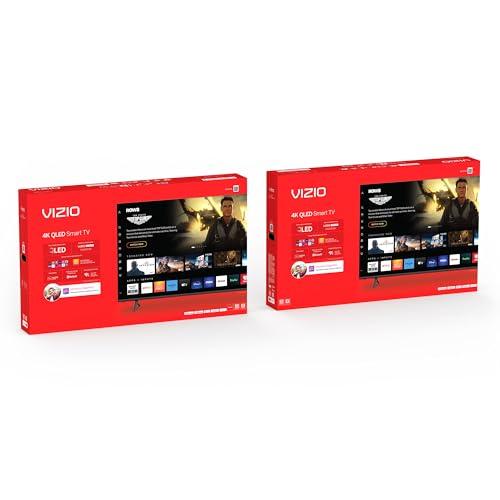 VIZIO VIZIO 43-inch Quantum 4K QLED HDR Smart TV w/Dolby Vision HDR, 120fps @1080p PC Gaming, WiFi 6, Bluetooth Headphone Capable, Apple AirPlay, Google Cast Built-in (VQD43M-0801, New)