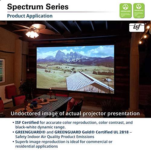 Elite Screens Elite Screens Spectrum Electric Motorized Projector Screen with Multi Aspect Ratio Function Max Size 84-inch Diag 4:3 + 77-inch Diag 16:9, Home Theater 8K/4K Ultra HD Ready Projection, ELECTRIC84V