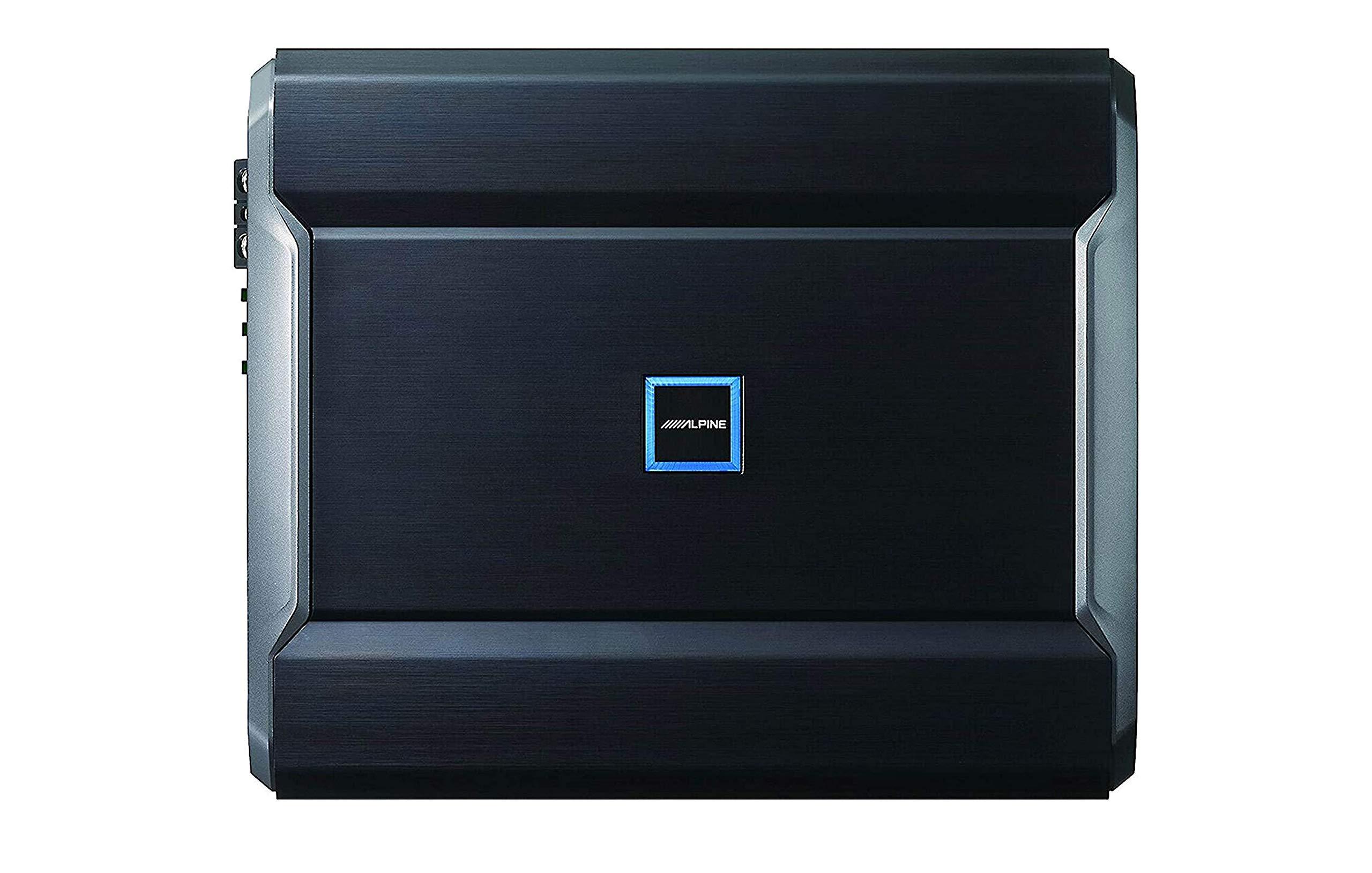 Absolute Alpine R-A90S R Series 6-Channel car Amplifier 75 watts RMS x 4 at 4 ohms + 250 watts RMS x 2 at 2 ohms Bundle