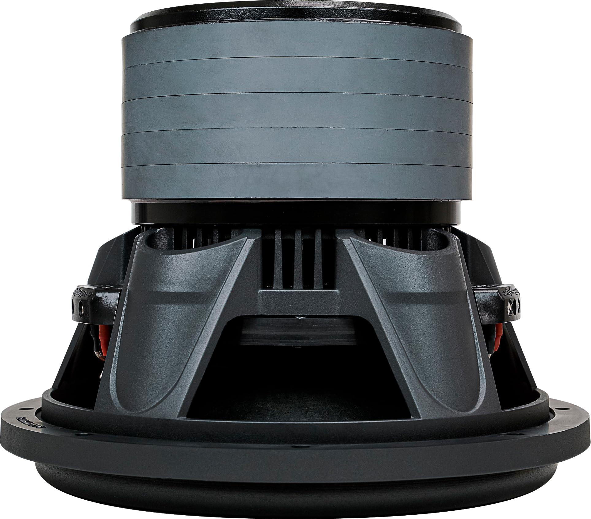 Audiopipe Audiopipe 12" Quad Stack Composite Cone Subwoofer (TXX-BDC-IV-12D2), Superior Performance, 2200W, 4 Magnets, BASV Voice Coil, Aluminum Basket, Multi-Connect, Non-Press Paper Cone, 2 x 2 Ohms