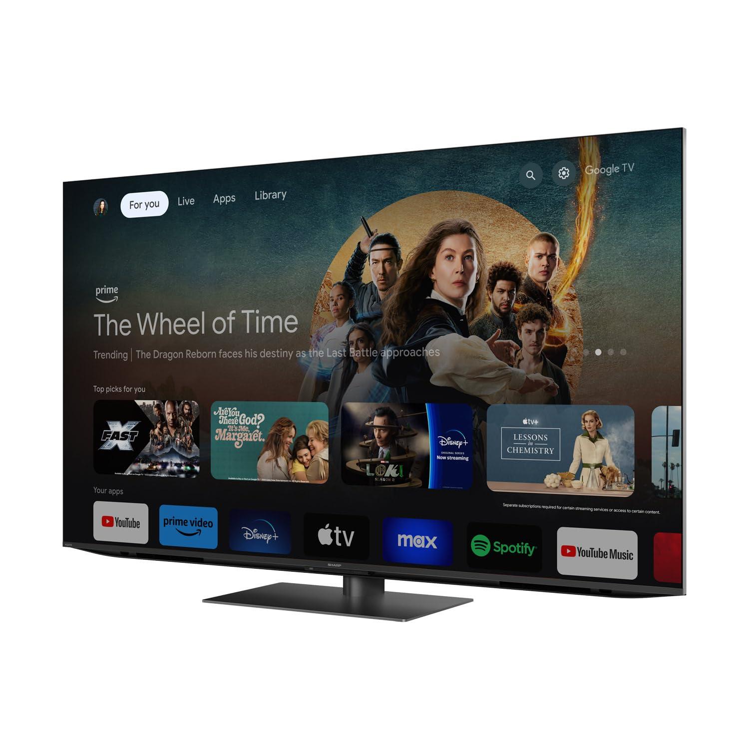 Sharp Sharp 65\" Class AQUOS XLED 4K Ultra HD Mini LED Google TV