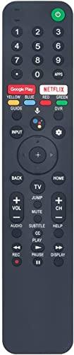 Smartby RMF-TX500U Voice Remote for All Sony TV, Replacement Remote for All Sony LCD LED HDTV Smart TV with Google Play, Netflix Buttons