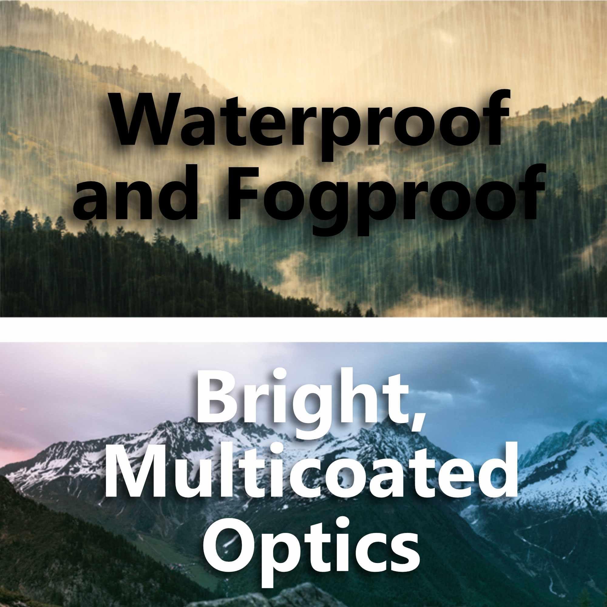 Nikon Nikon PROSTAFF 10x25 (7485) Black Binoculars Bundle with Lens Pen and Cleaning Cloth, Compact Binoculars for Adults for Hunting, Bird Watching, and Hiking Essentials, Waterproof All-Terrain