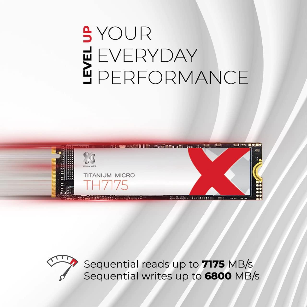 Titanium Micro Titanium Micro Internal Solid State Drive (1TB, TH7175, M.2)