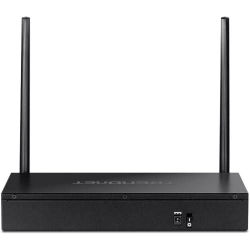 TRENDnet TRENDnet AX1800 Dual-Band WiFi 6 Gigabit Dual-WAN VPN Router, Small Business, Virtual Private Network, Inter-VLAN Routing, QoS, 2.5G Support, Pre-Encrypted Wireless, Black, TEW-929DRU (Pack of 1)
