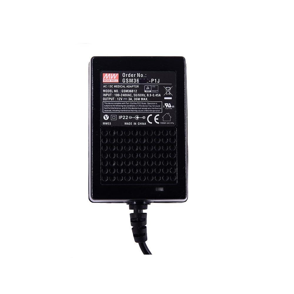 Distrare Mean Well GSM Series 36W 2.4A Power Supply Adapter GSM36B15-P1J 2 Pin Ac Input Interface Medical Adapter Switching Power Supply