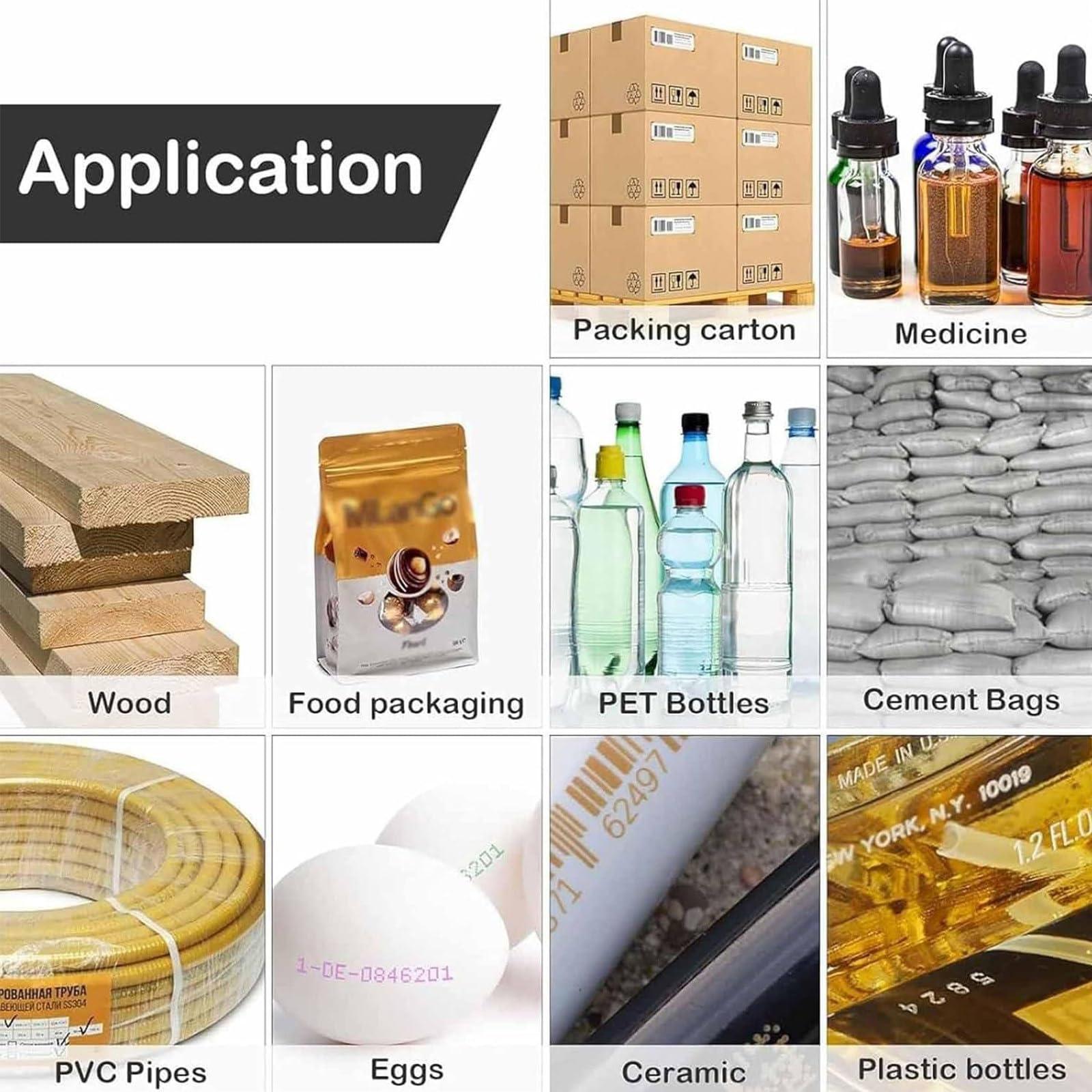 DirectNine Basics DirectNine Basics Inkjet Coding Machine for Text QR Code/Barcode/Batch Number/Label/Image/Date Printer with Touch Screen - Industrial Inkjet Printer, Online Coding Machine, 12.7mm