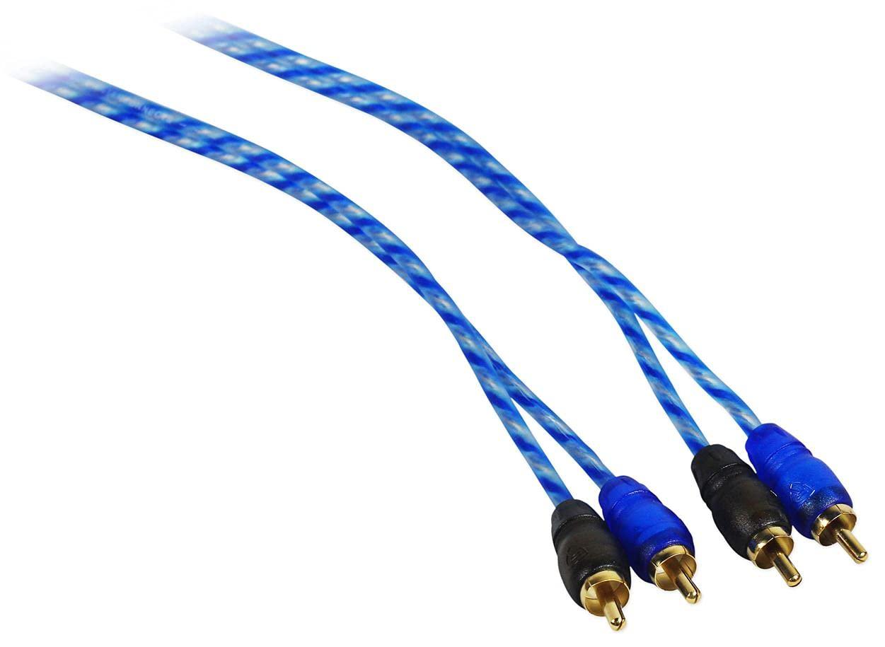 Rockville Rockville SS10P 10" 800w Slim Under-Seat Active Powered Car/Truck Subwoofer Sub Bundle RWK81 8 Gauge Complete Amp Installation Wire Kit