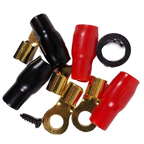 Gravity Complete 4 Channels 2000W Gravity 4 Gauge Amplifier Installation Wiring Kit Amp Pk3 4 Ga Blue - for Installer and DIY Hobbyist - Perfect for Car/Truck/Motorcycle/Rv/ATV