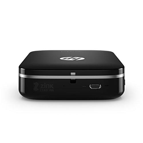 HP Sprocket HP Sprocket Portable Photo Printer, Print Social Media Photos on 2x3" Sticky-Backed Paper - Black (X7N08A)