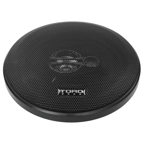 TORO TECH TORO TECH – F6, 6.5 Inch 3-Way Coaxial Car Speaker Set - 120 Watt MAX / 60 Watts RMS, Ferro Fluid Tweeters, 4 Ohm, 1” KSV Voice Coils. Two Speaker Set (Sold As Pair)