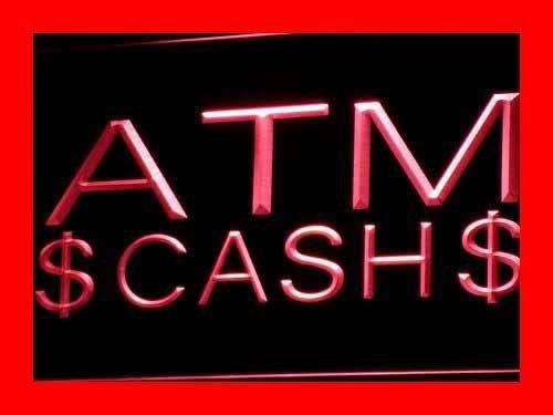 ADVPRO ATM Cash Dollar Machine LED Sign Neon Light Sign Display i470-b(c)