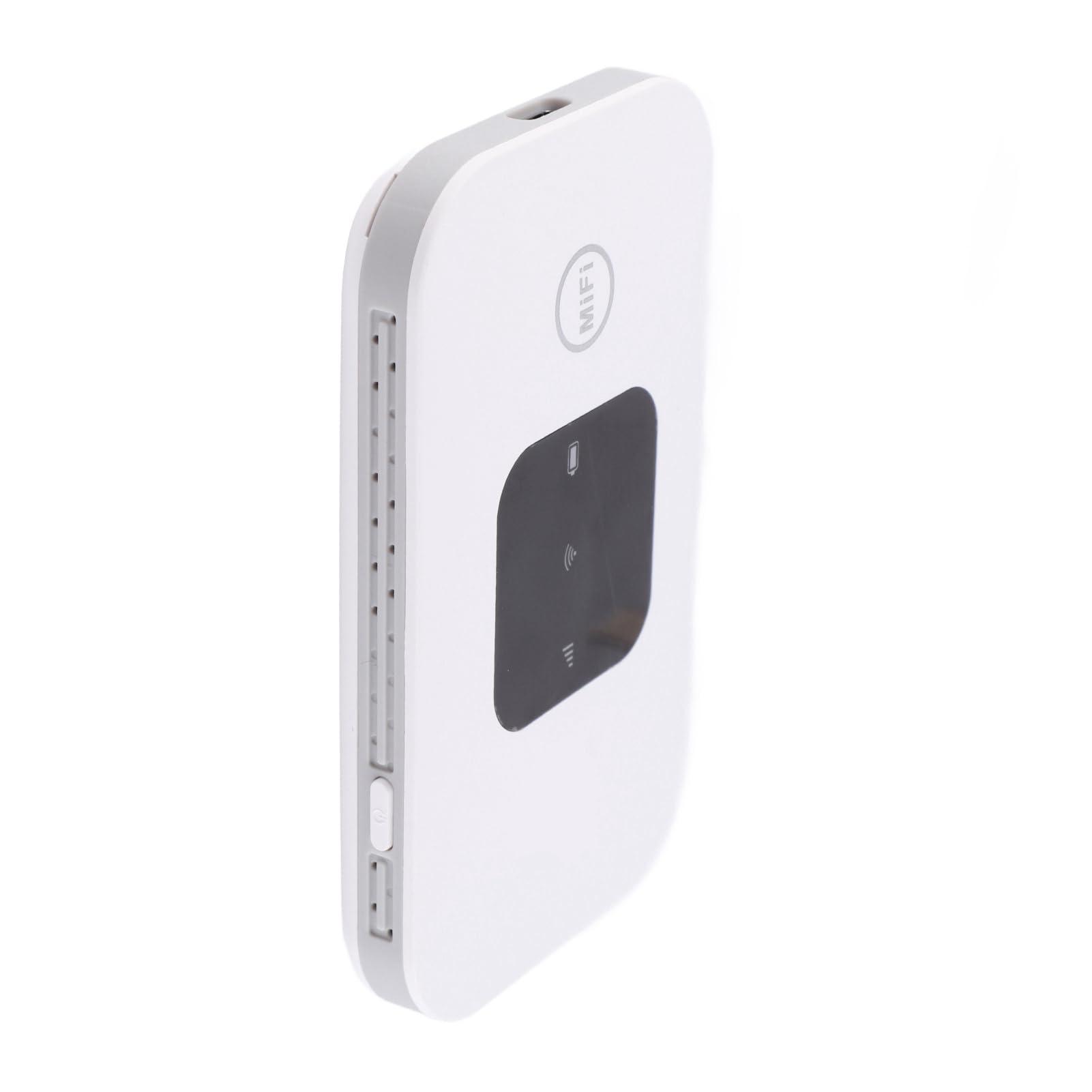 Cryfokt 4G Mobile Hotspot, High Speed Internet Router Portable Pocket WiFi, Small Network Hotspot for Car Outdoor for Phone Laptop Desktop Tablet, White