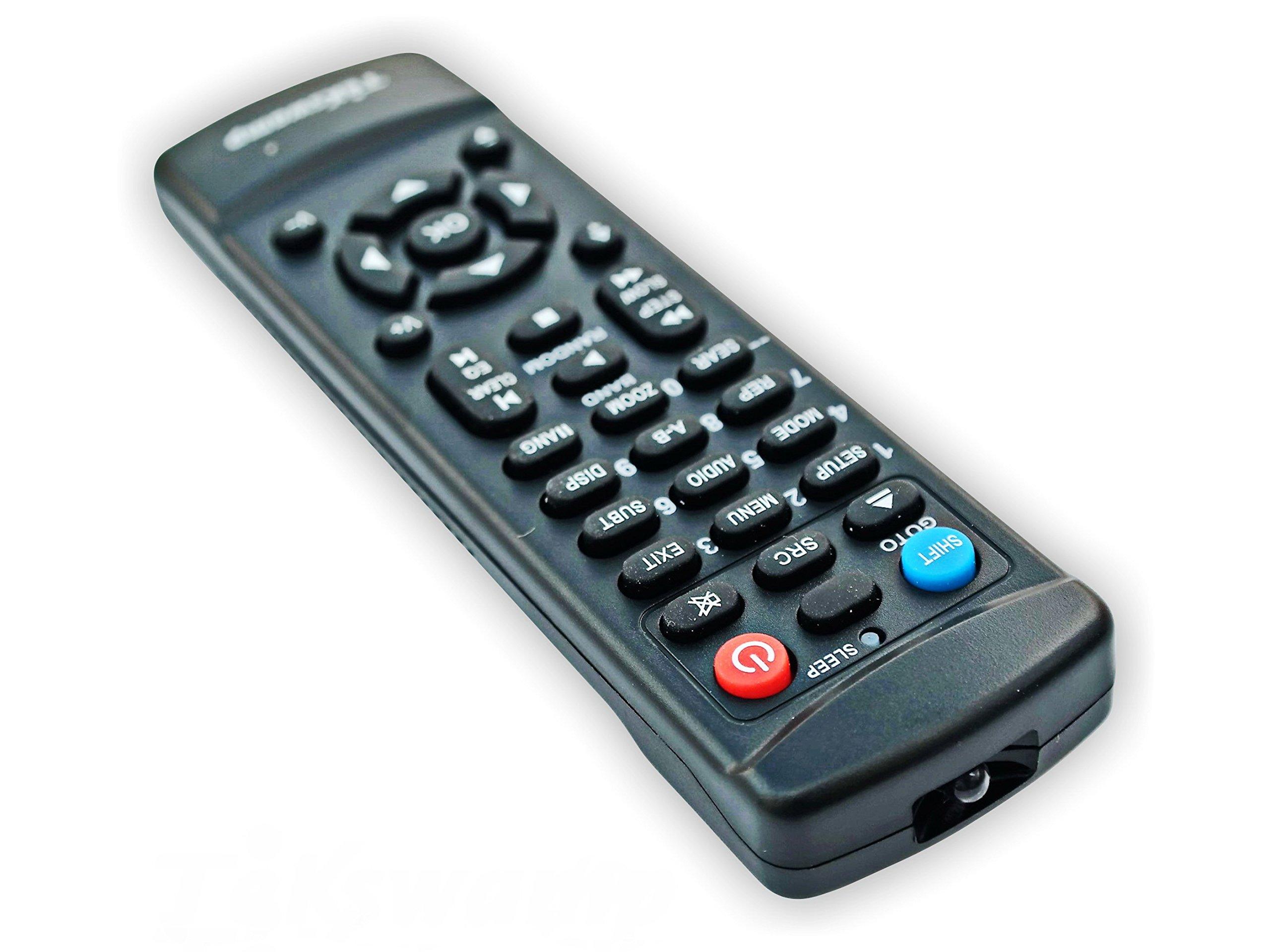 Tekswamp Replacement Remote Control for Kenwood KDC-MP822