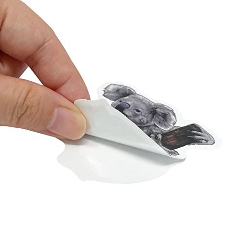 allydrew allydrew Waterproof Vinyl Stickers for Water Bottles, Laptop, Phones, Skateboards, Decals for Teens, 80pcs, Safari Animals