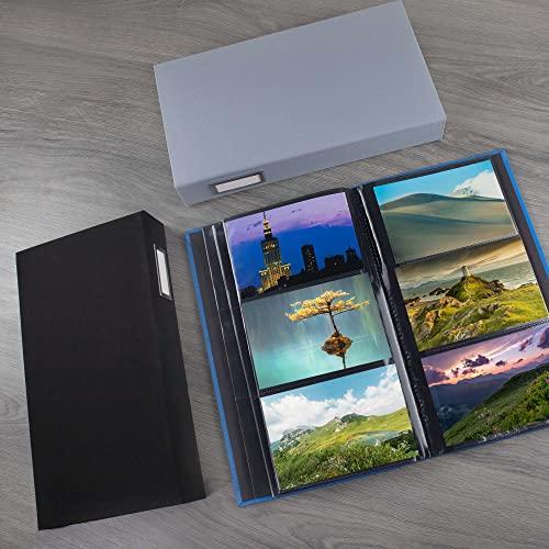 Itoya Itoya ProFolio Deluxe Grey Fabric 3-Up archival Album 240 4x6 Prints Photo album