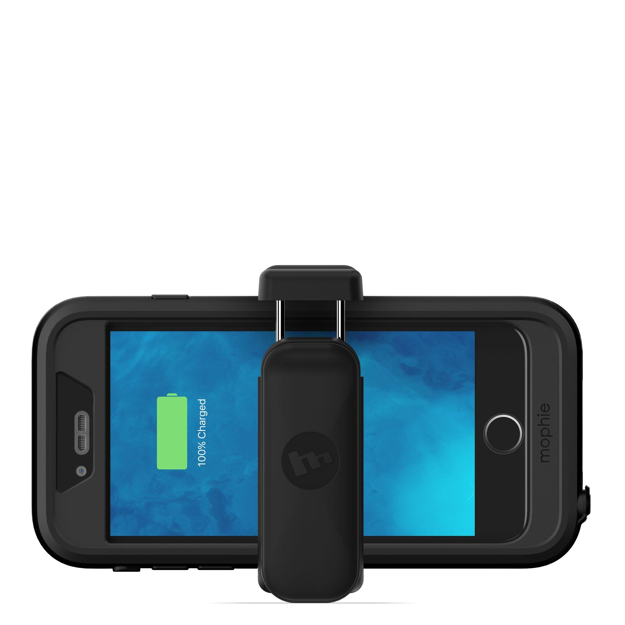 Mophie mophie Universal Belt Clip - Compatible with iPhone 16/15/14, Galaxy S24/S23, Google Pixel 9/8 & More - 360 Rotating, Adjustable, Secure Clip, Black