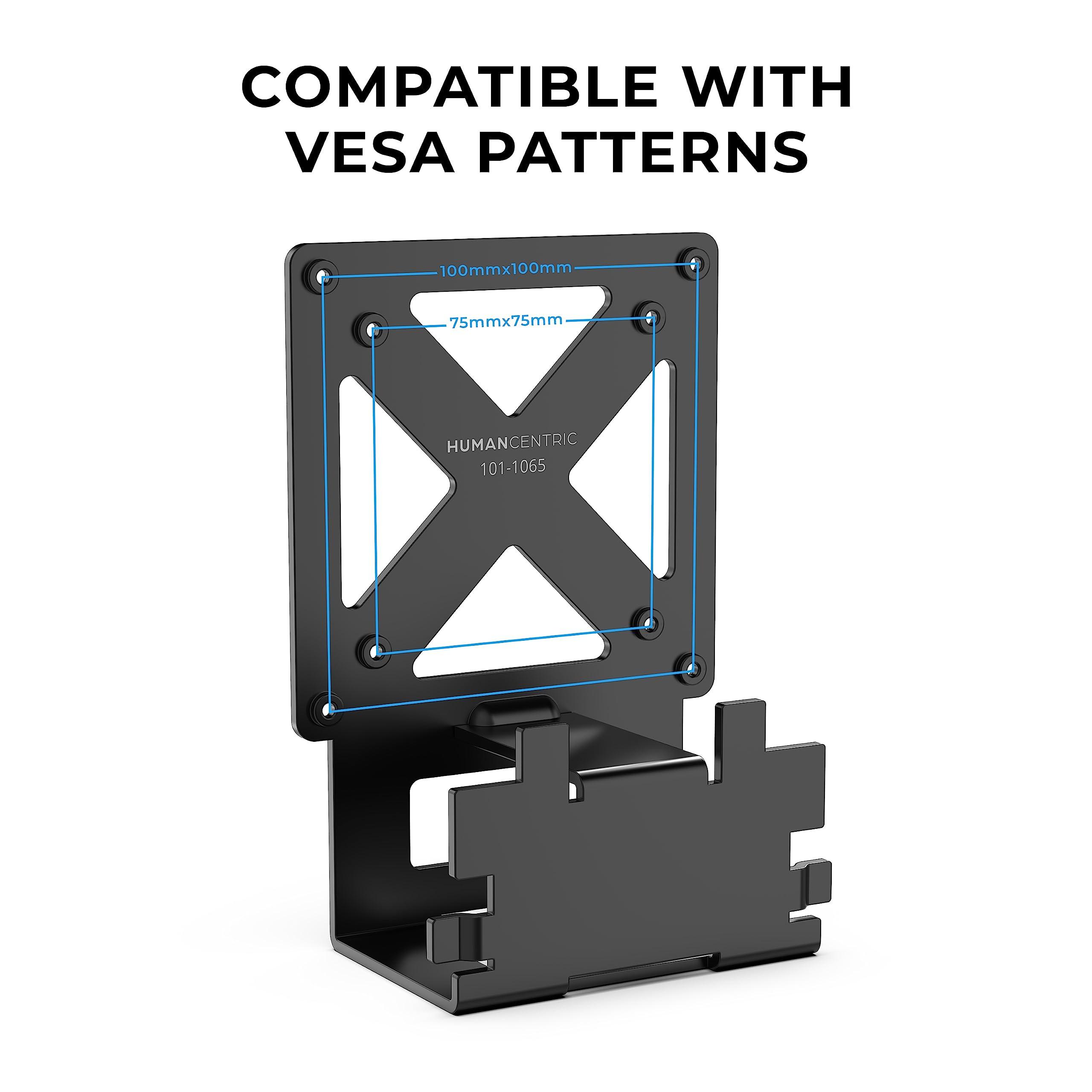 HumanCentric HumanCentric VESA Mount Adapter for Samsung Curved Monitor Mount T55 Series 27 and 32 Monitors, VESA Adapter Bracket Mounts Monitor to VESA Stand, Arm, Desk Mount with 75x75 or 100x100 mm Plate