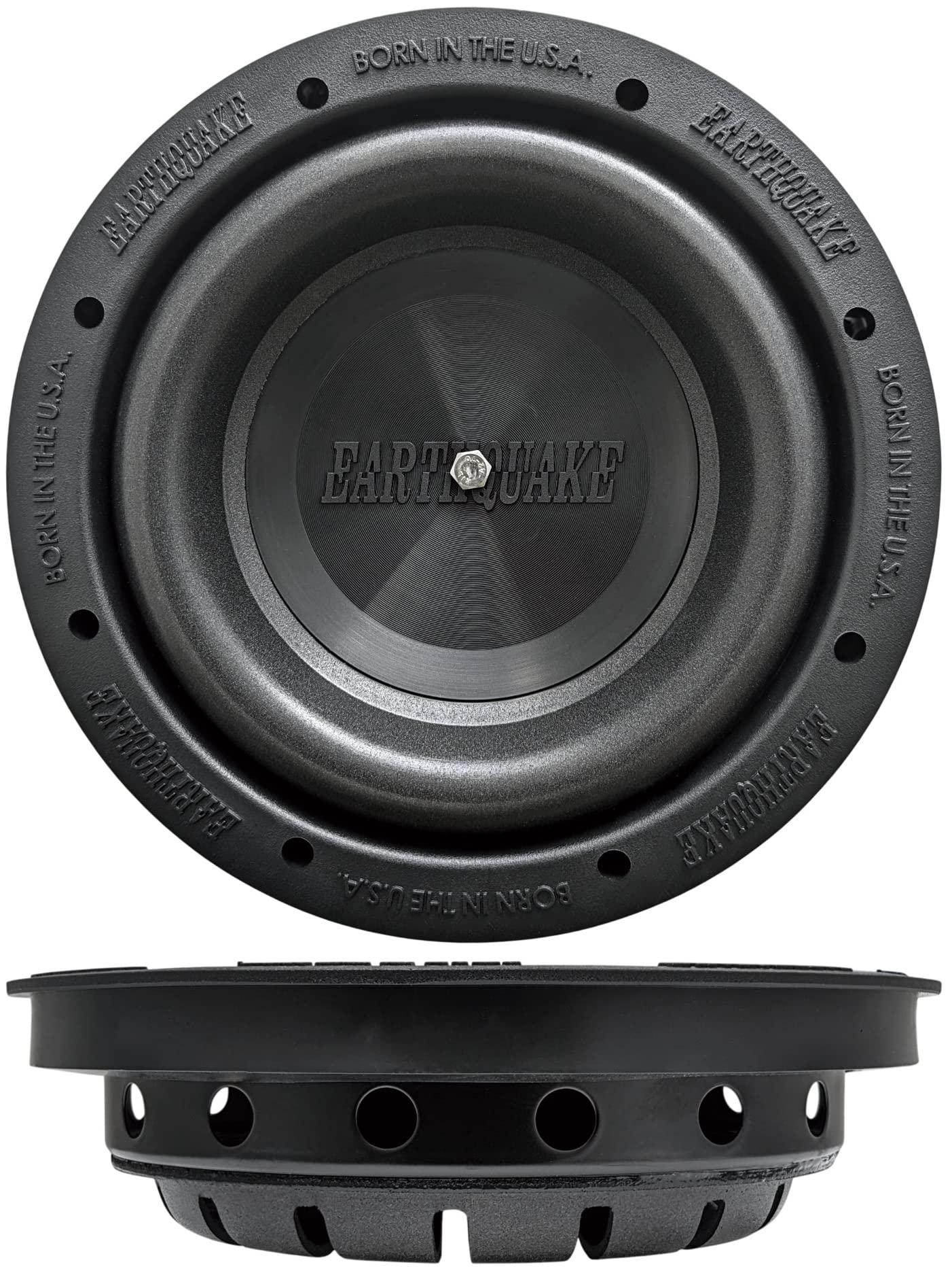 EARTHQUAKE EARTHQUAKE Sound MiniMe DSP P8 8-inch Powered Subwoofer with DSP Control and SLAPS Passive Radiator Technology, White