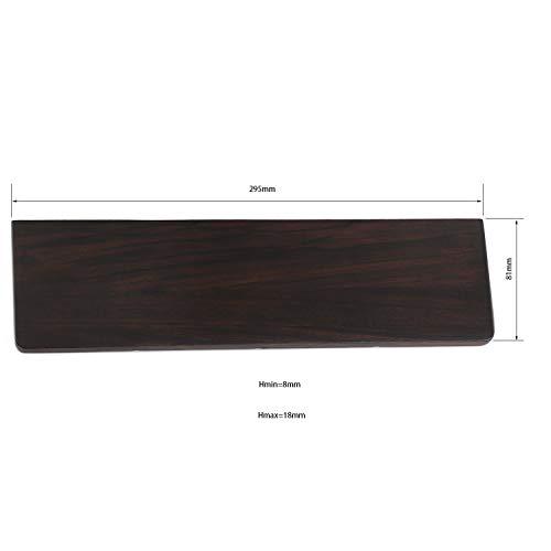 YMDK NPKC 60 Ugyen Wood Wrist Rests for 60% Keyboard Typing Wrist Support