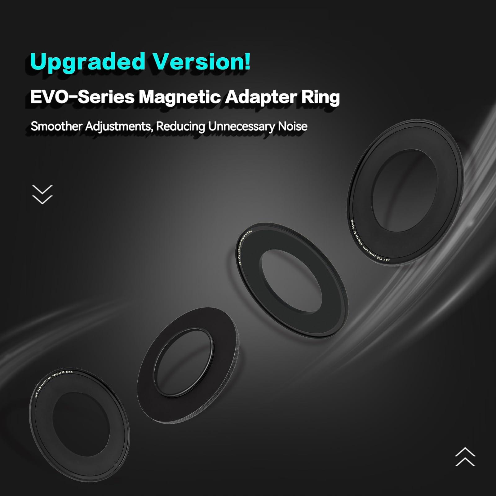H&Y H&Y Step-Up Rings 46 to 67mm Step Up Ring Magnetic Filter Adapter Rings Stepping Up Ring, EVO Series