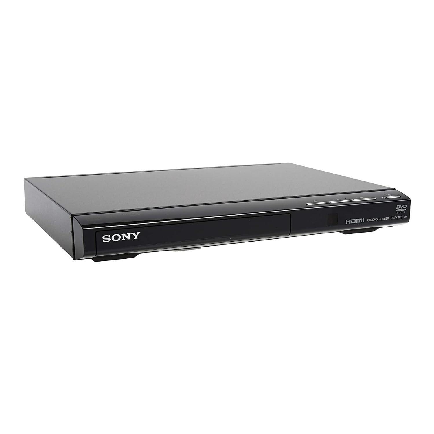 Sony Sony DVP-SR510H 1080p Upscaling DVD Player Bundle with CD/DVD Lens Cleaner (2 Items)