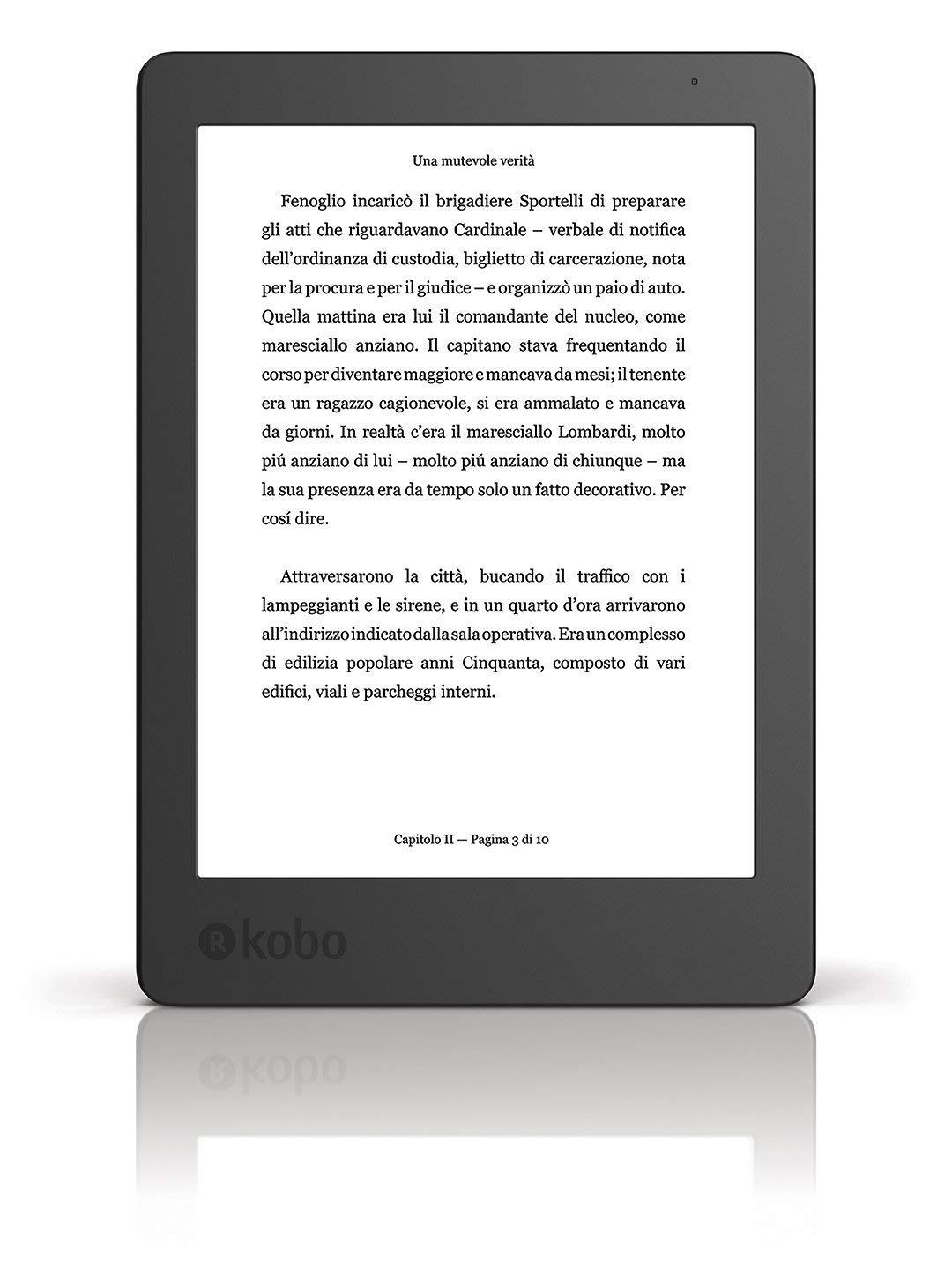 Kobo Kobo Aura - eBook reader - 4 GB - 6"(N236-KU-BK-K-EP)
