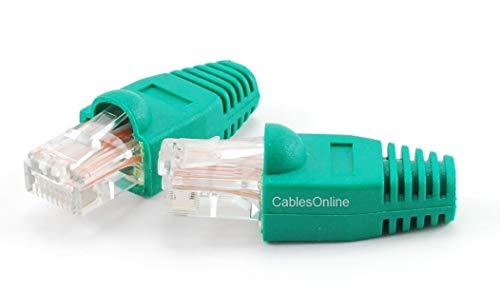 CABLESONLINE.COM ATLANTIC COMPUTERTECH CablesOnline 6-Pack 10/100 4-Pair Ethernet Green Loopback Plugs, TS-UL02-6