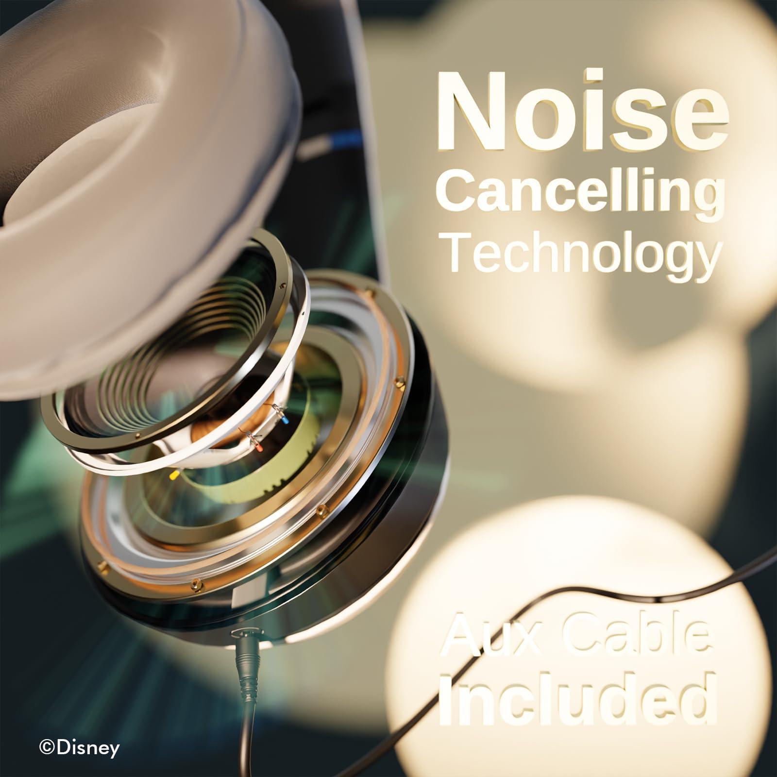 iJoy Disney Stitch Disco Party Bluetooth Over-Ear Headphones, Wireless Foldable Headset with Built-in Microphone - Stitch Disco Party Design, for Adults and Kids, Comfortable Auriculares