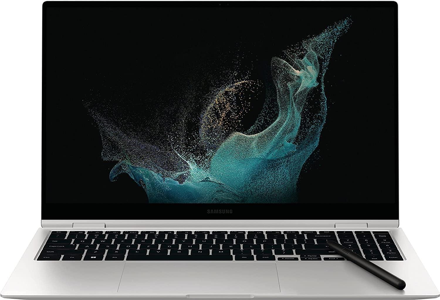 Samsung Samsung Galaxy Book2 Pro 360 2-in-1 Laptop For Creator, Photographer, Designer (15.6" FHD Touchscreen, Intel Core i7-1260P, 16GB RAM, 2TB SSD, Pen) Backlit, Fingerprint, IST Hub, Win 11 Home, NP950QED