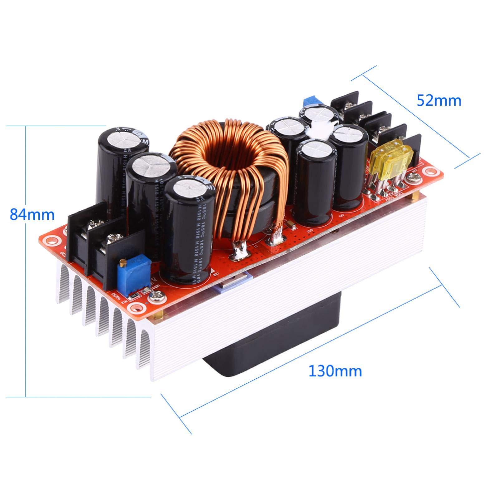 S erounder 1500W 30A DC-DC Boost Converter Step-up Power Supply Module Constant Voltage Constant Current Module Board Card in 10~60V Out 12~90V